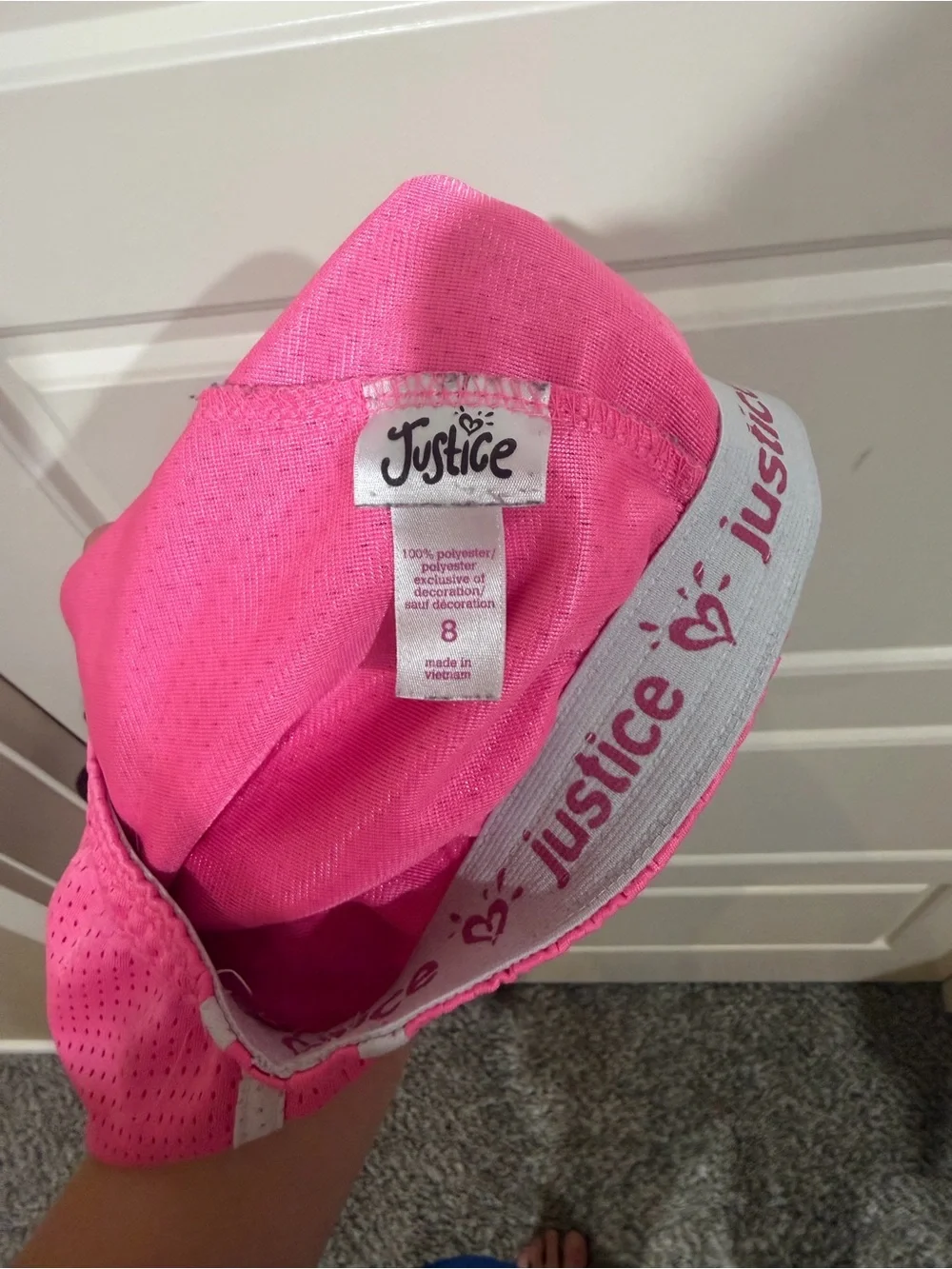 Justice hot pink